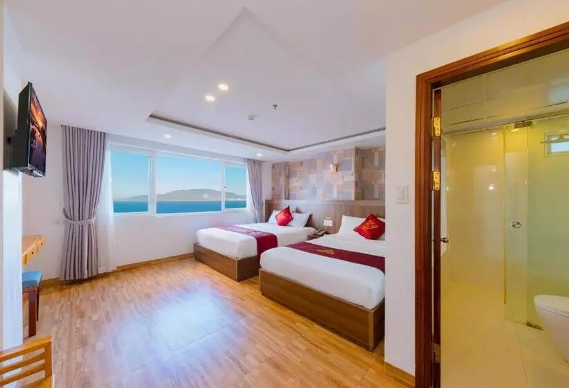 اتاق خانوادگی با چشم‌انداز دریا, Dubai Nha Trang Hotel Managed By Ht