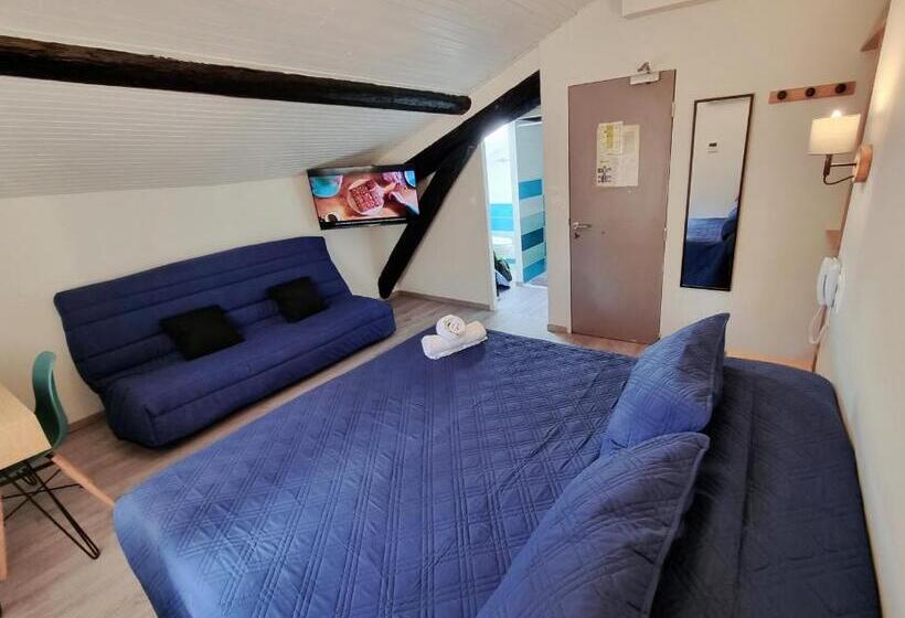 スーペリアファミリールーム, Hôtel Restaurant Et Pension Soirée étape Bel Air