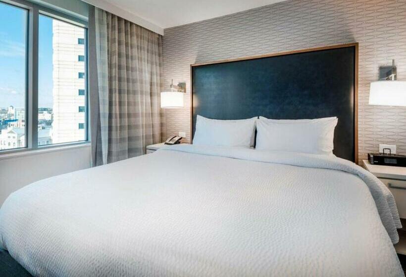 キングサイドベッドのスタンダードワンルーム, Residence Inn By Marriott Jersey City