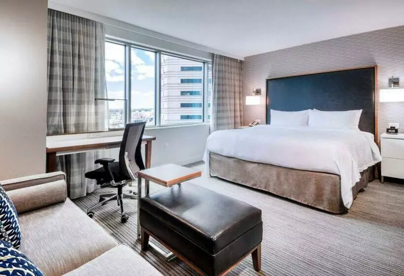 キングサイドベッドのスタンダードワンルーム, Residence Inn By Marriott Jersey City