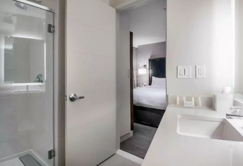 キングサイドベッドのスタンダードワンルーム, Residence Inn By Marriott Jersey City