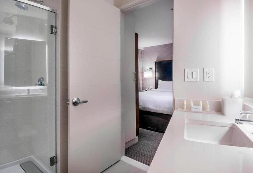 キングサイズベッドのスイートルーム, Residence Inn By Marriott Jersey City