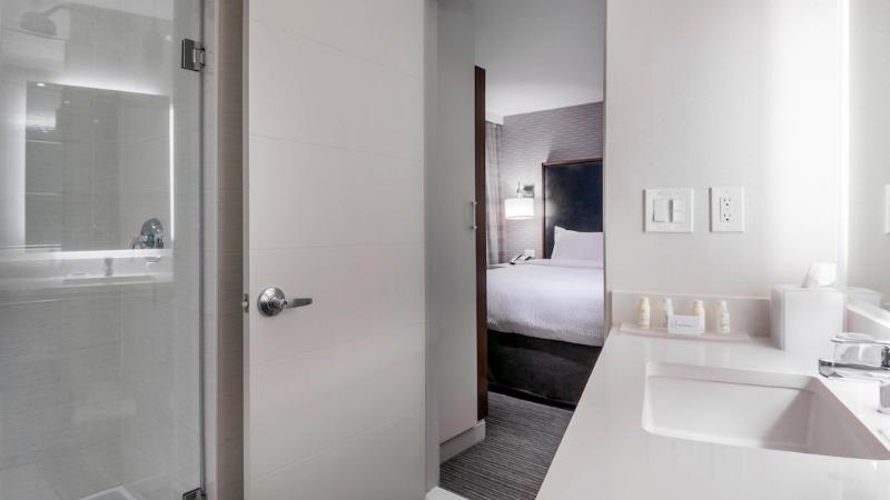 キングサイドベッドのスタンダードワンルーム, Residence Inn By Marriott Jersey City