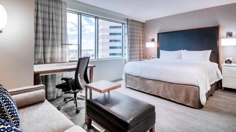 キングサイドベッドのスタンダードワンルーム, Residence Inn By Marriott Jersey City