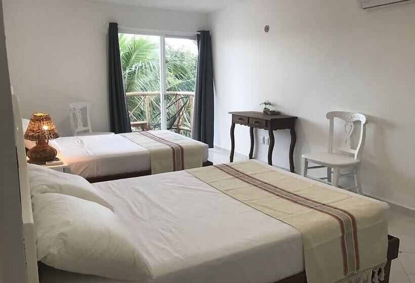 Номер Стандарт 2 Двуспальные Кровати, Wish Tulum