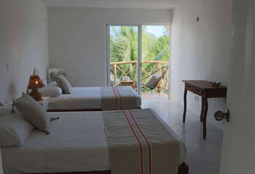 Номер Стандарт 2 Двуспальные Кровати, Wish Tulum