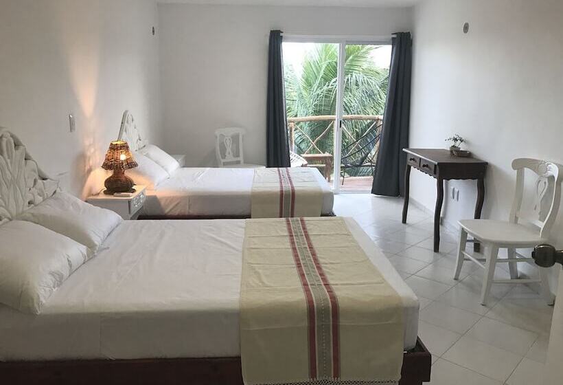 Номер Стандарт 2 Двуспальные Кровати, Wish Tulum