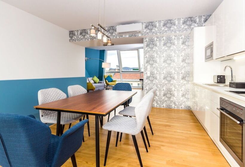 침실 2개 수피리어 아파트, Votivpark Vienna Serviced Apartments