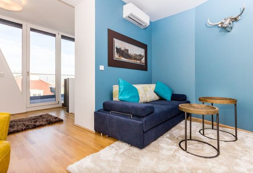 침실 2개 수피리어 아파트, Votivpark Vienna Serviced Apartments