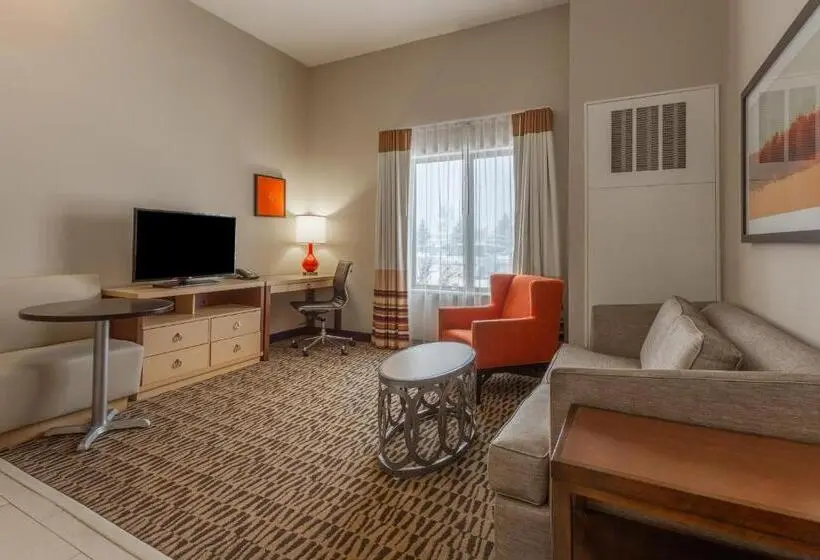 クイーンサイズベッドのスイートルーム, Candlewood Suites Fargo South  Medical Center By Ihg
