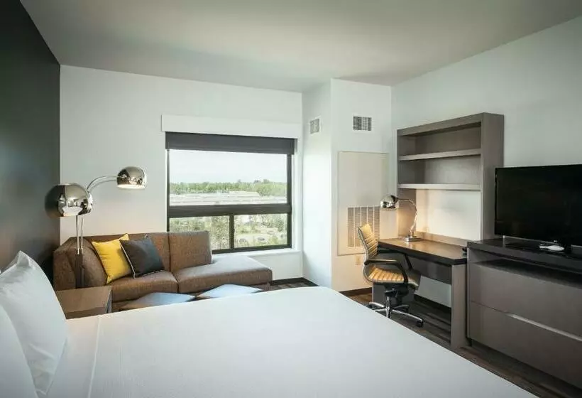 キングサイドベッドのスタンダードワンルーム, Hyatt House Anchorage