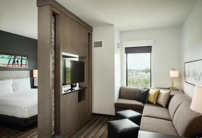 חדר סטנדרט עם מיטת קינג, Hyatt House Anchorage