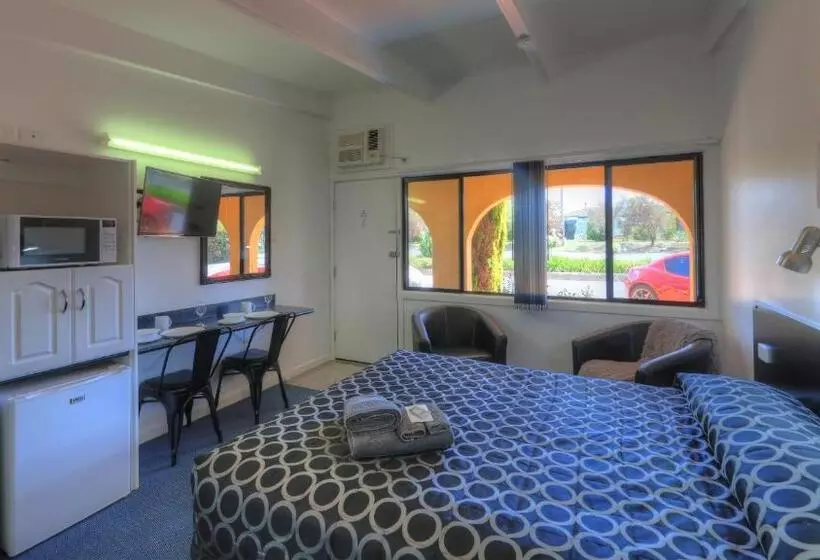 Deluxe Yhden Hengen Huone, Twin Swans Motel