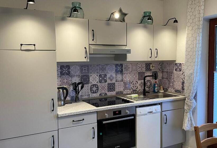 带1个卧室的带阳台的公寓, B&b Worpsweder Blick