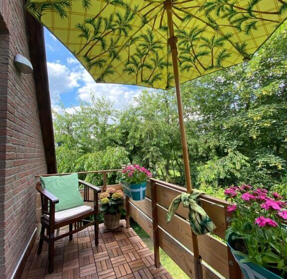 带1个卧室带花园景观的公寓, B&b Worpsweder Blick