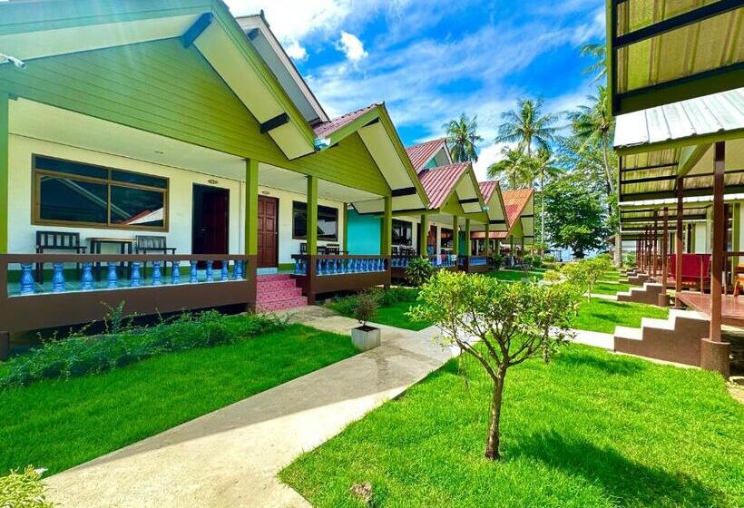 غرفة قياسية مزوَّدة بشُرفة, Lanta L.d. Beach Bungalow