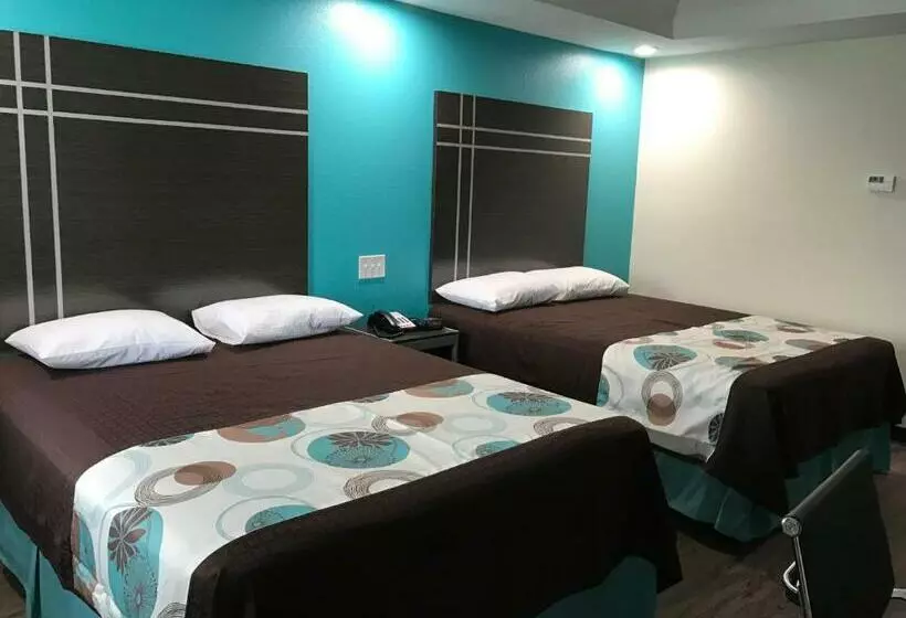 ２ダブルベッドのスタンダードルーム, Americas Best Value Inn & Suites Spring / N. Houston