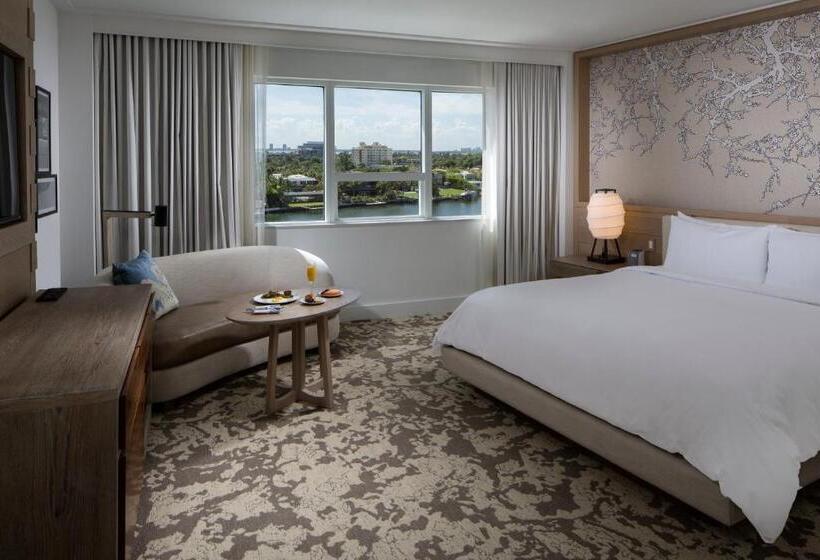 Номер Deluxe Кровать Кинг с Видом, Nobu Hotel Miami Beach
