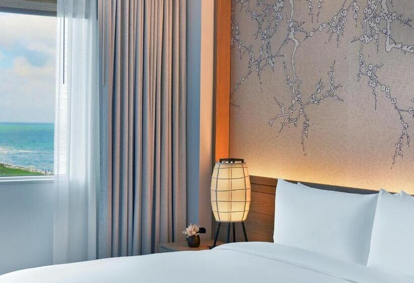 带大床的豪华间, Nobu Hotel Miami Beach