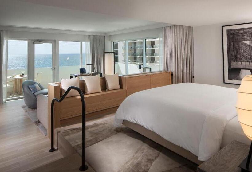 带大床的套房, Nobu Hotel Miami Beach
