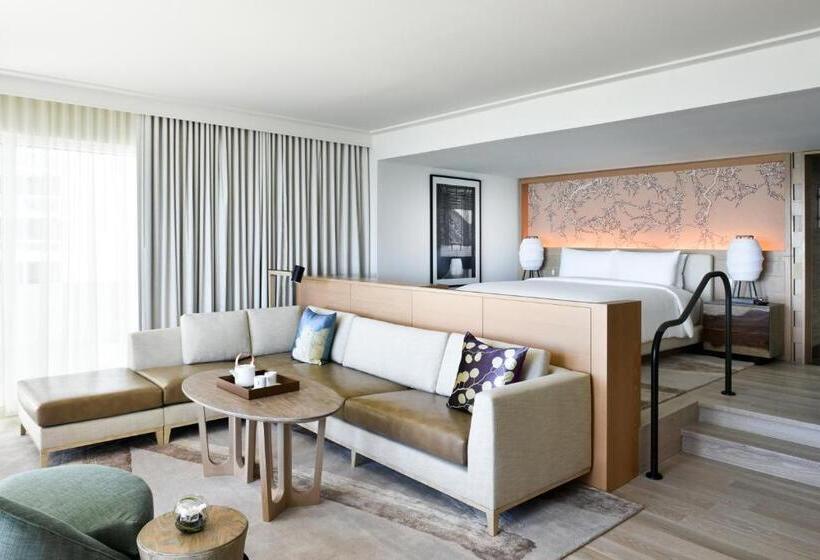 带大床的套房, Nobu Hotel Miami Beach