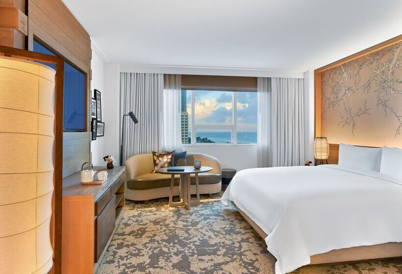 带大床的豪华间, Nobu Hotel Miami Beach