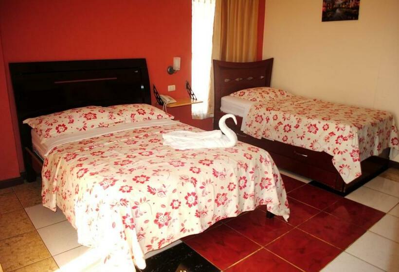 스탠다드 룸 더블 침대 2개, Hostal Antares