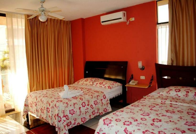 스탠다드 룸 더블 침대 2개, Hostal Antares