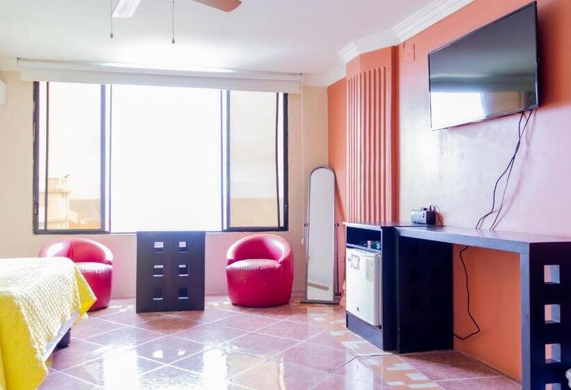 스탠다드 룸 더블 침대 2개, Hostal Antares