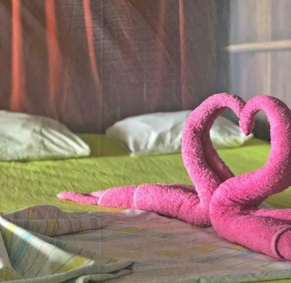 اتاق استاندارد با سرویس بهداشتی مشترک, Cascada Verde Hostel