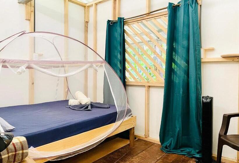 اتاق استاندارد با چشمانداز باغ, Cascada Verde Hostel