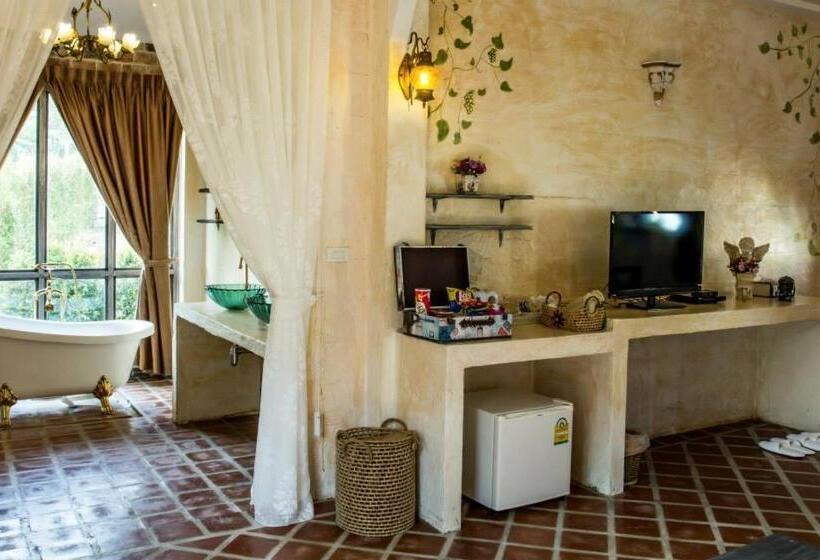 침실 1개 디럭스 빌라, Stamp Hills Resort