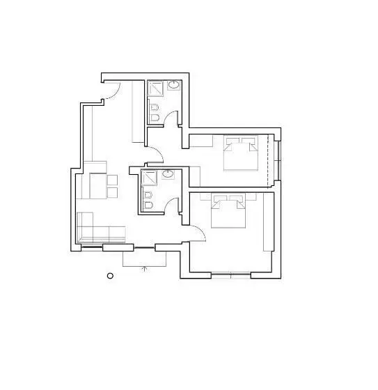 ２ベッドルームアパートメント, Residence Majarai