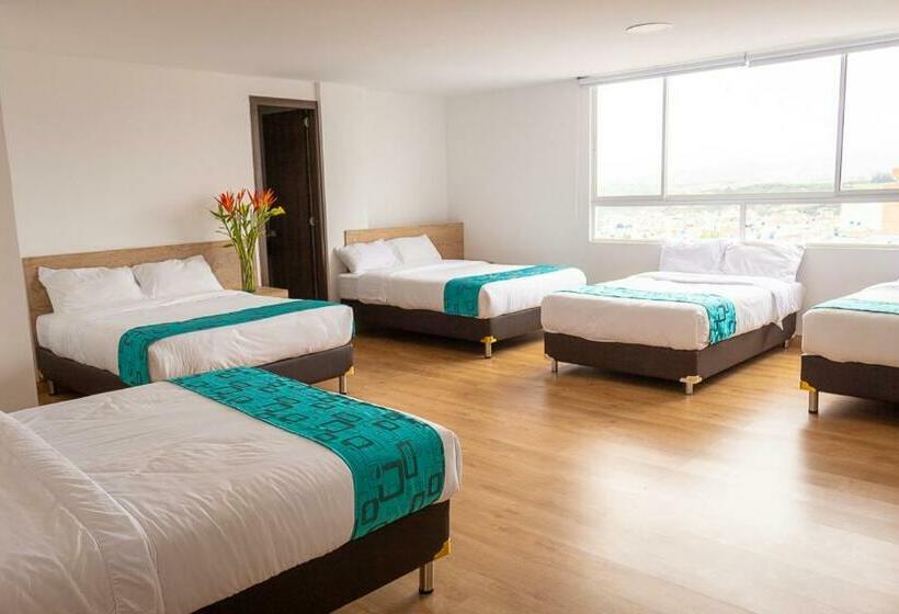 高级家庭房间, Nogal Suite Hotel Ipiales