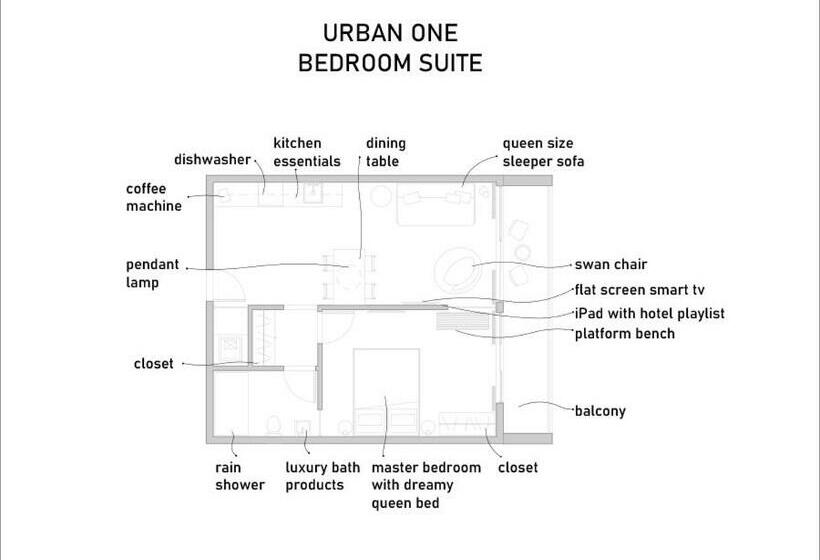 Suite com Varanda, Abae Hotel By Eskape Collection