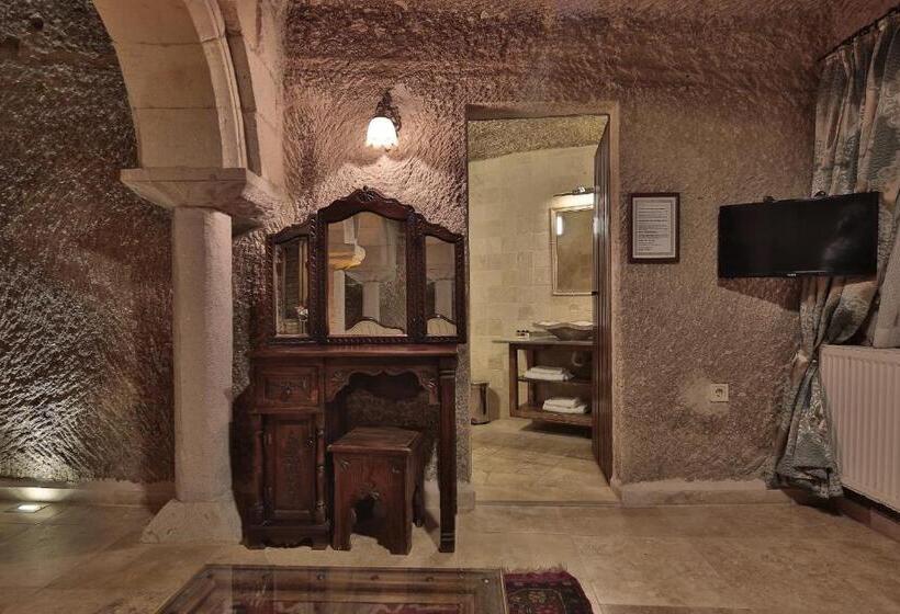 キングサイズベッドのデラックスルーム, Shoestring Cave House