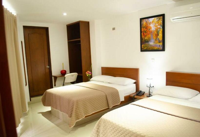 Standard 4 Pers. Værelse, El Faro Buga