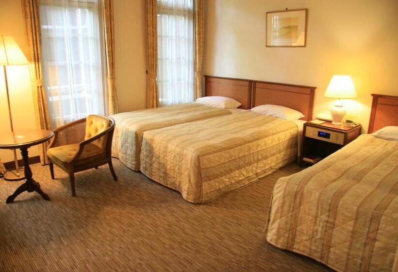 غرفة قياسية ثلاثية, Kyu Karuizawa Hotel Otowa No Mori