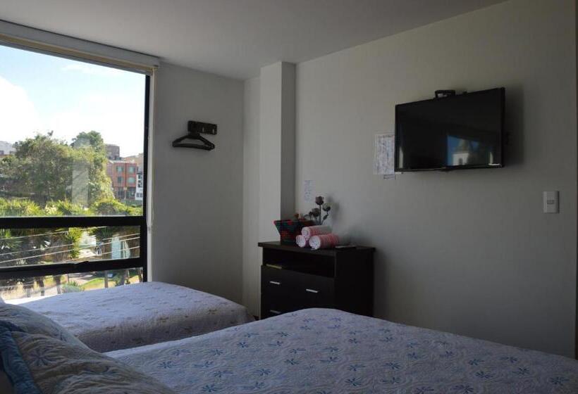 חדר דלוקס נוף לעיר, Parque Santander Tunja