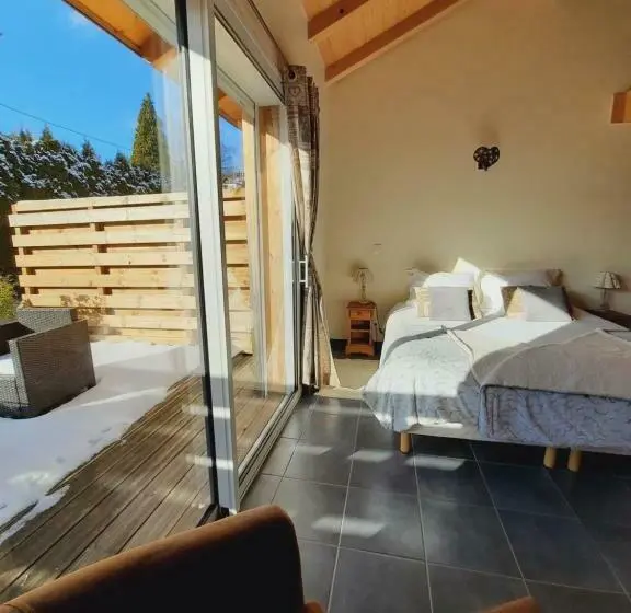 キングサイズベッドのスタンダードルーム, Au Cœur Des Lacs   Chambres D Hôtes