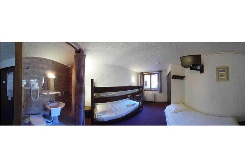 Quarto Estandar com Beliche, Hôtel Les Gardettes