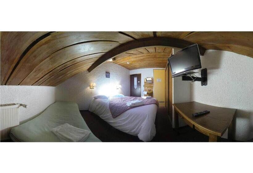 Quarto Estandar Banheiro Compartilhado, Hôtel Les Gardettes