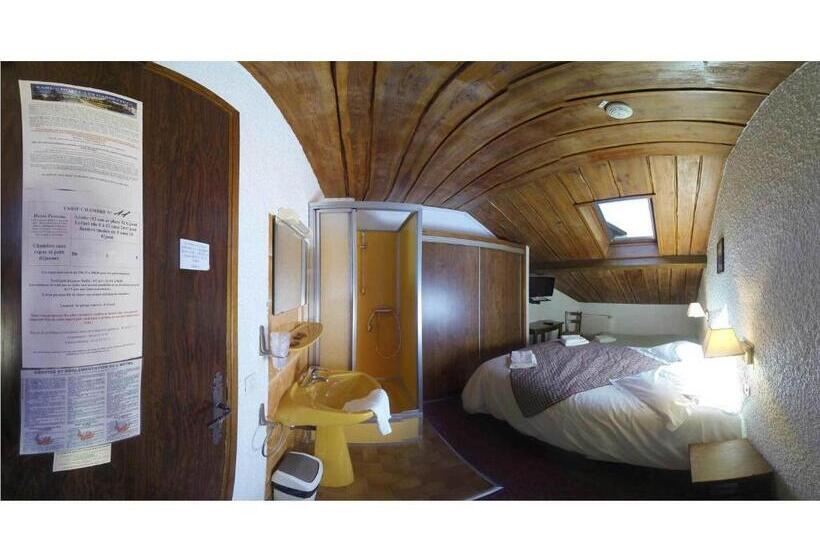 Quarto Estandar Banheiro Compartilhado, Hôtel Les Gardettes