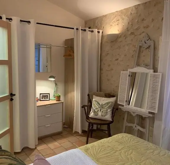 Huoneisto 1 Makuuhuone Parveke, Repos à Ribérac B&b