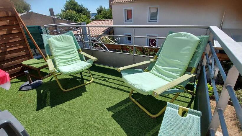 Номер Стандарт с Террасой, Chambre D'hôte Fleur De Potager