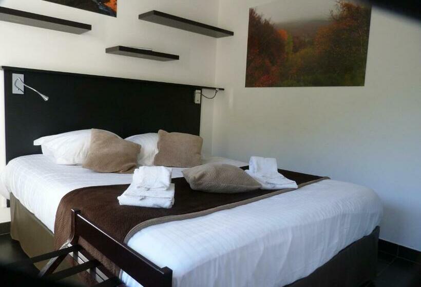 חדר סטנדרט עם טרסה, Aux 500 Diables Eco Lodge