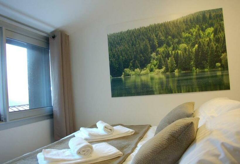 חדר סטנדרט עם מרפסת, Aux 500 Diables Eco Lodge