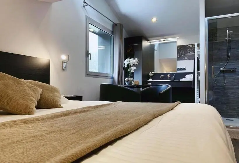 キングサイズベッドのスイートルーム, Aux 500 Diables Eco Lodge