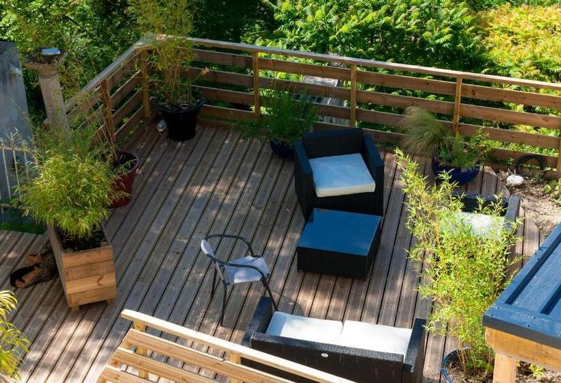 Comfort room with terrace, Logis Hôtels Troglododo