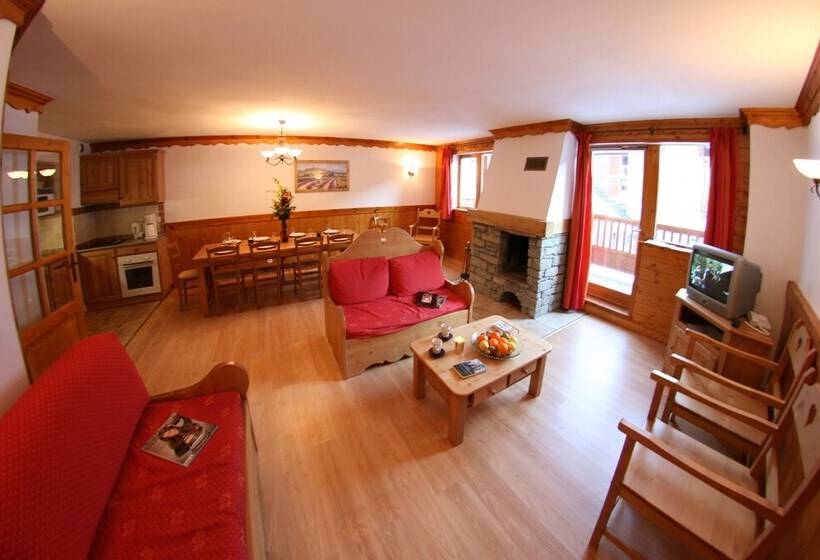 Апартаменты 3 Спальни, Chalet Des Neiges Oz En Oisans